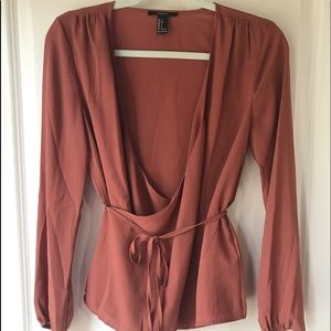 Forever 21 Wrap Around Blouse